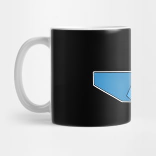 Whale Origami Sticker Style Design Mug